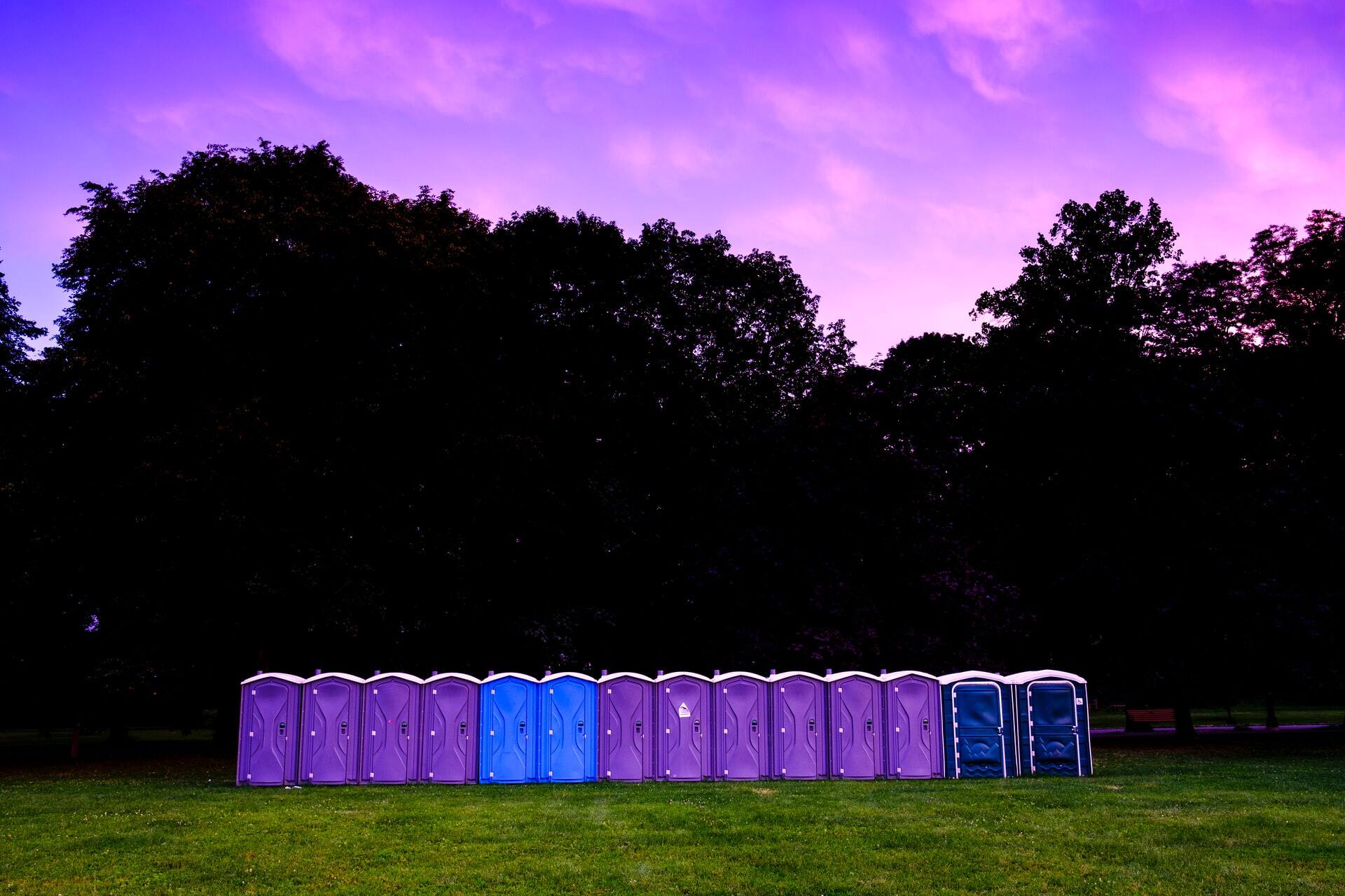 colorful porta potty vancouver washington 