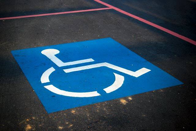 wheelchair accessible porta potty rental vancouver image of wheelchair accessible parking symbol | porta potty rental