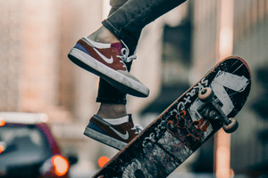 image of a person skateboarding | Porta potty portable toilet rental portland oregon salem vancouver washington